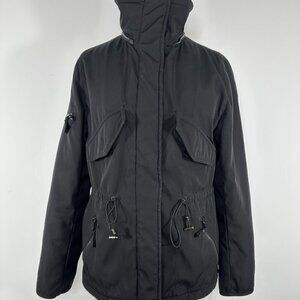 S13 New York Ladies Sherpa Lined Anorak Jacket Women's Size M No Hood